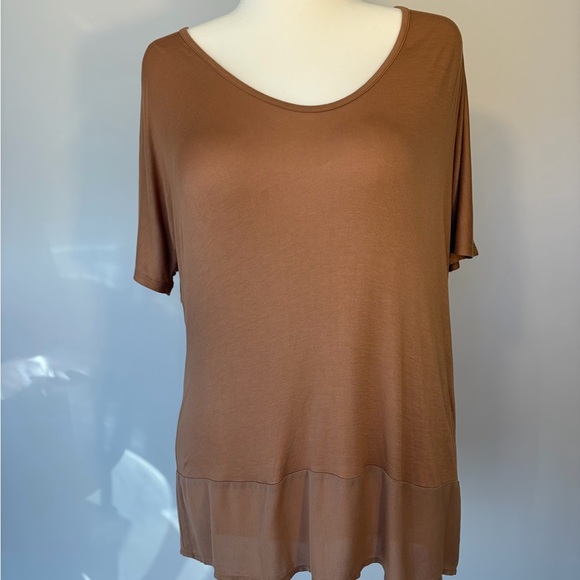 The Row Tops - The Row Brown Tee Shirt